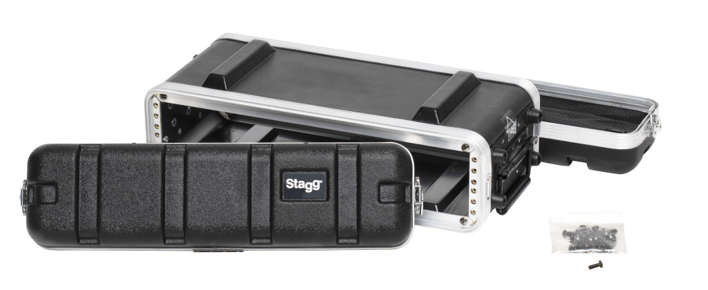 19414 19 in. Shallow ABS Case for 2-unit Rack