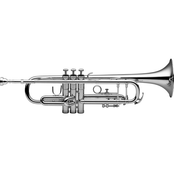 21115 Bb Silver-Plated Trumpet with Soft Case