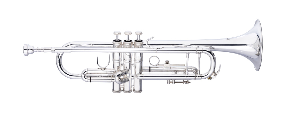 21117 Bb Trumpet, Bell & Lead Pipe with Soft Case - Silver Plated