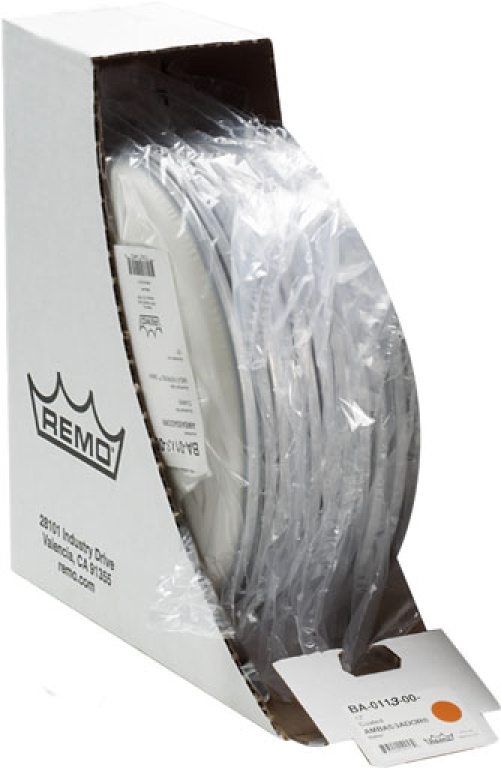 17562 14 in. Ambassador Coated Tom Drumhead - 10 Piece