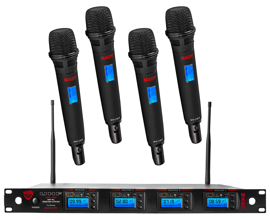24642 Quad True Diversity 1000channel Professional UHF Wireless System
