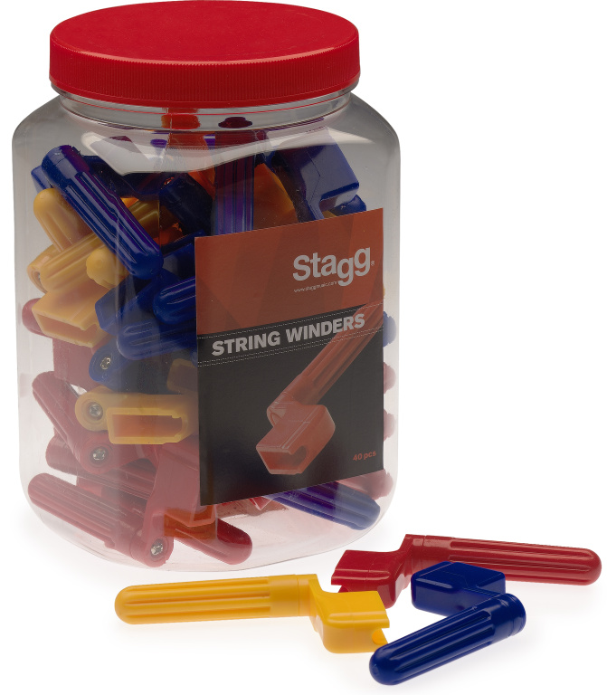 12066 String Winders in Jar - Assorted Color - 40 Piece