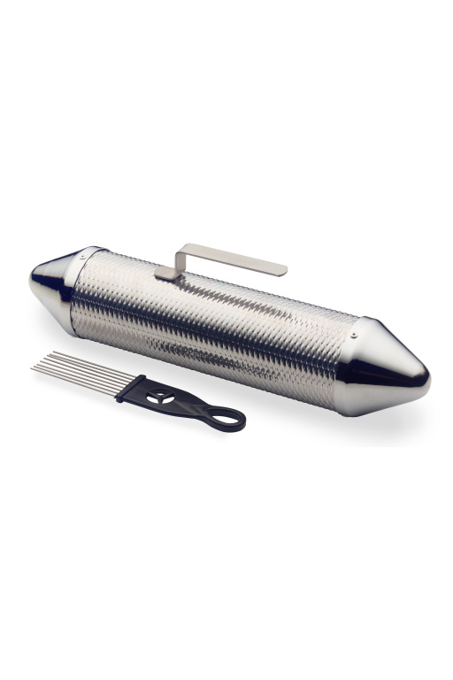 20161 15 in. Metal Guiro Shaker with Scraper