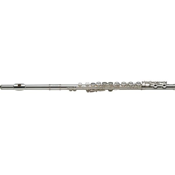 21004 16 Key Closed-Hole C Flute with Case, Silver