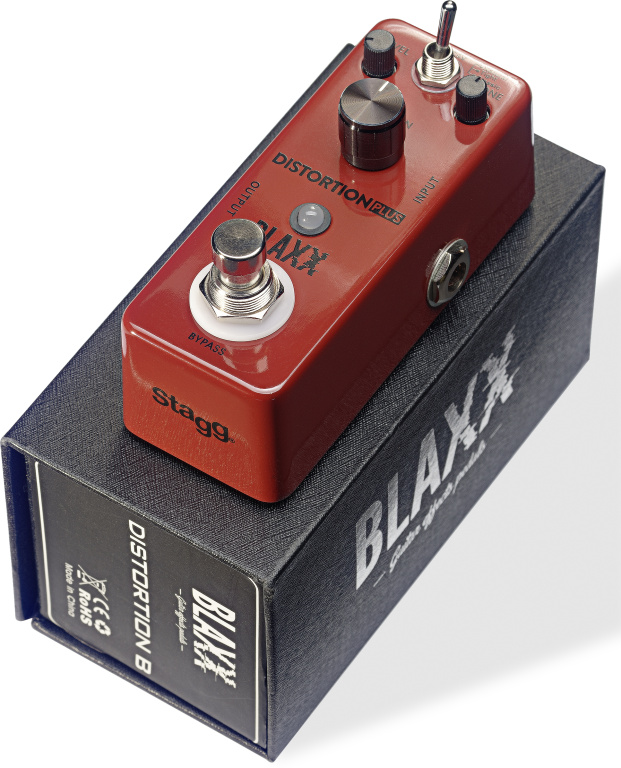 22343 Blaxx 3 Modes Distortion Mini Pedal