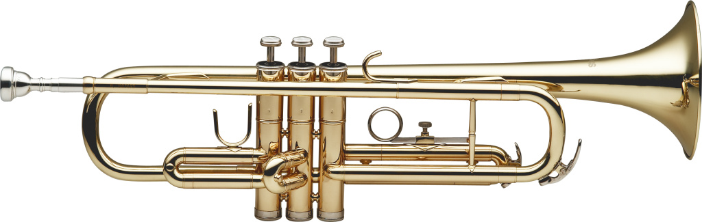 21042 Bb Trumpet with ABS Case- Clear Lacquered
