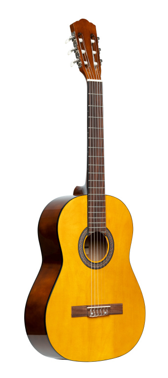 25657 4-4 Scale Classical Guitar with Linden Top - Natural