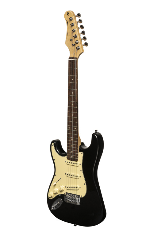 26082 3-4 Scale Format - Left Hand Model Standard S 30 Electric Guitar - Black