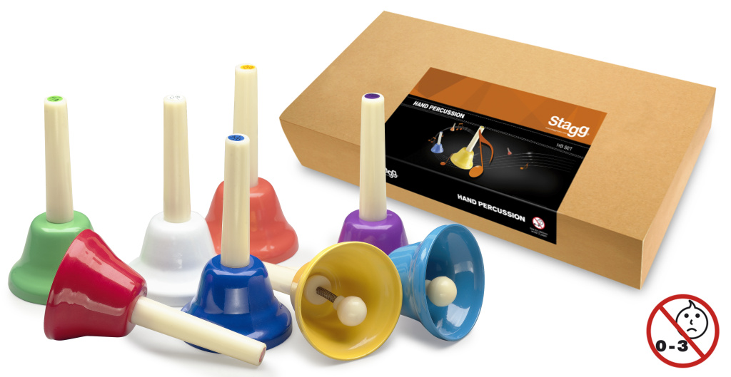 20024 8 Notes Hand Bell Set