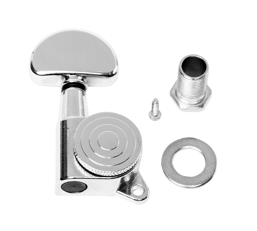 24316 3 Plus 3 Acoustic-Electric Deluxe Machine Heads - Chrome