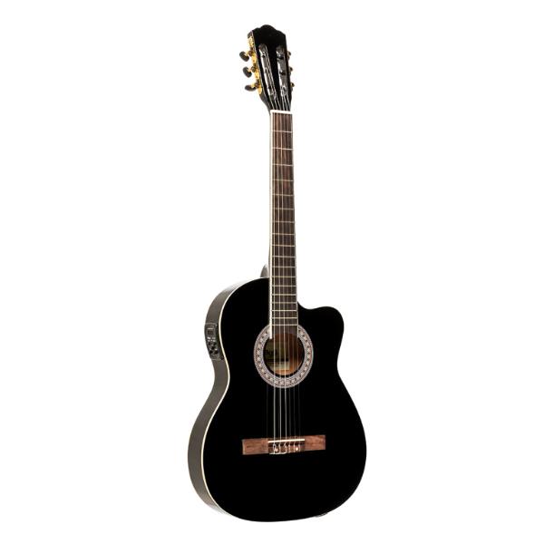 25571 48 mm Plastic Guitar Nut Replacement - Black