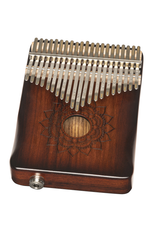 26433 Zebra Wood Electric Kalimba, 21 Keys