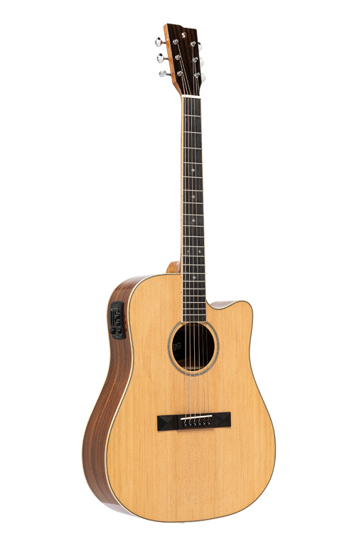27344 Dread Electro-Acoustic Guitar - Cutaway - Spruce Top - Acacia