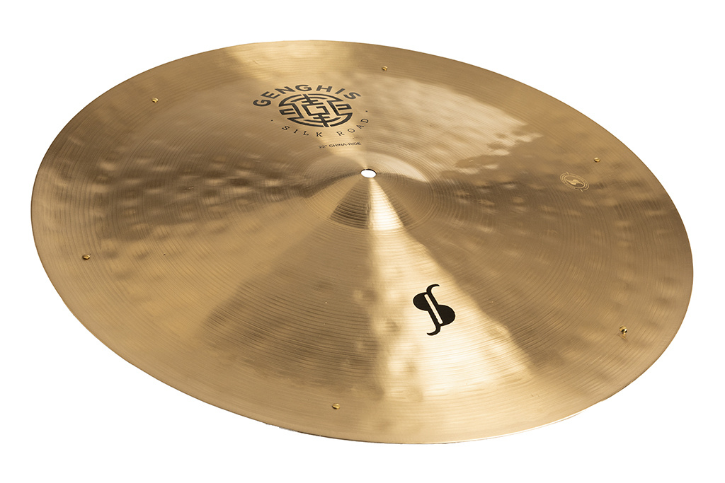 28054 22 in. Genghis Series China Ride Cymbal- Bronze Alloy