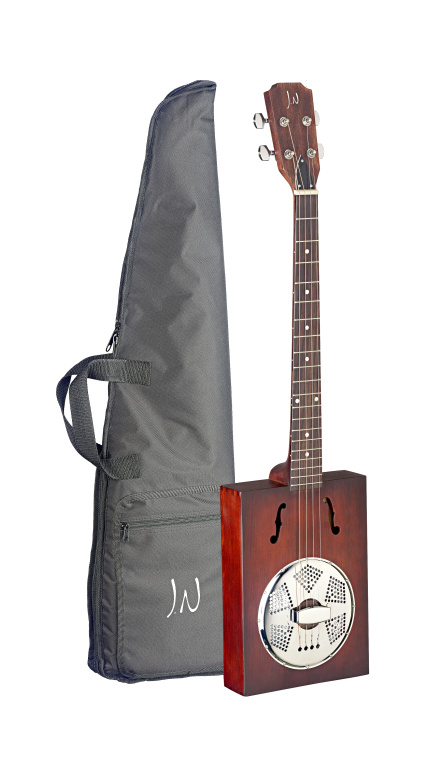 23653 Cask Acoustic Cigar Box Guitar - Resonator Style