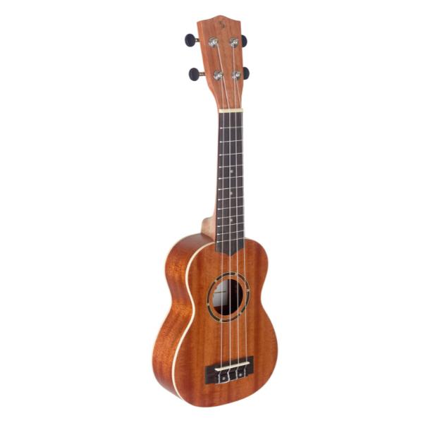 24164 Soprano Ukulele Mahogany Finish with Gig Bag - Natural