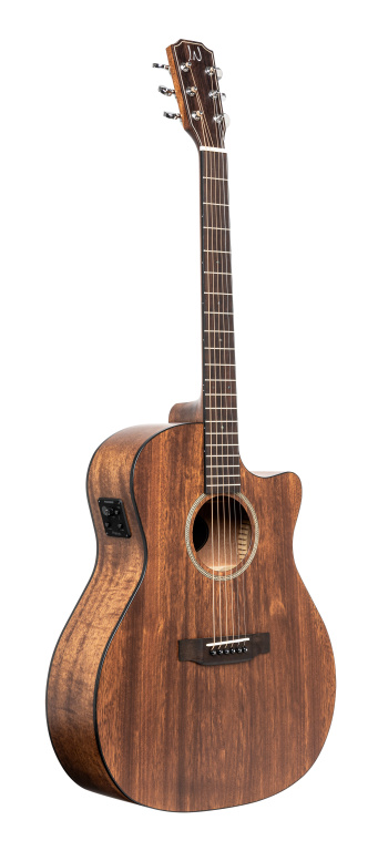 25667 Cutaway Acoustic-electric Auditorium Guitar with Solid Mahogany Top, Dovern Series- Solid Mahogany