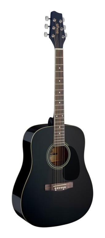 22726 Dreadnought Acoustic Guitar - Black