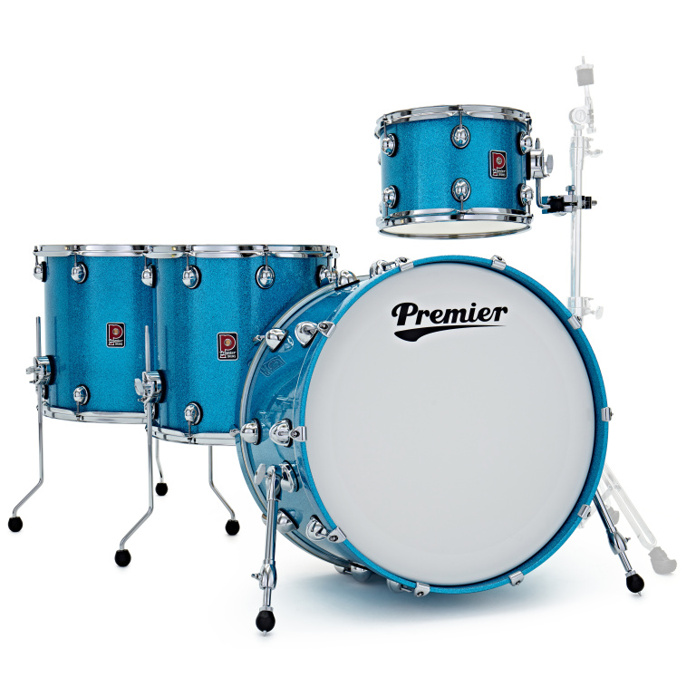 Picture of Premier 27440 13-16-18-24 in. Genista Heritage Drum Set - Aqua