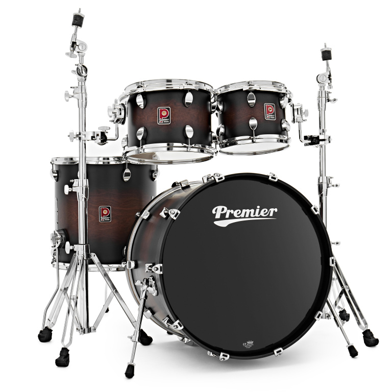 Picture of Premier 27449 10-12-16-22 in. Elite Drum Set - Walnut Burst