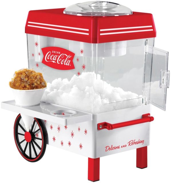 Picture of Nostalgia SCM550COKE Coca-Cola Snow Cone Maker & Shaved Ice Storage