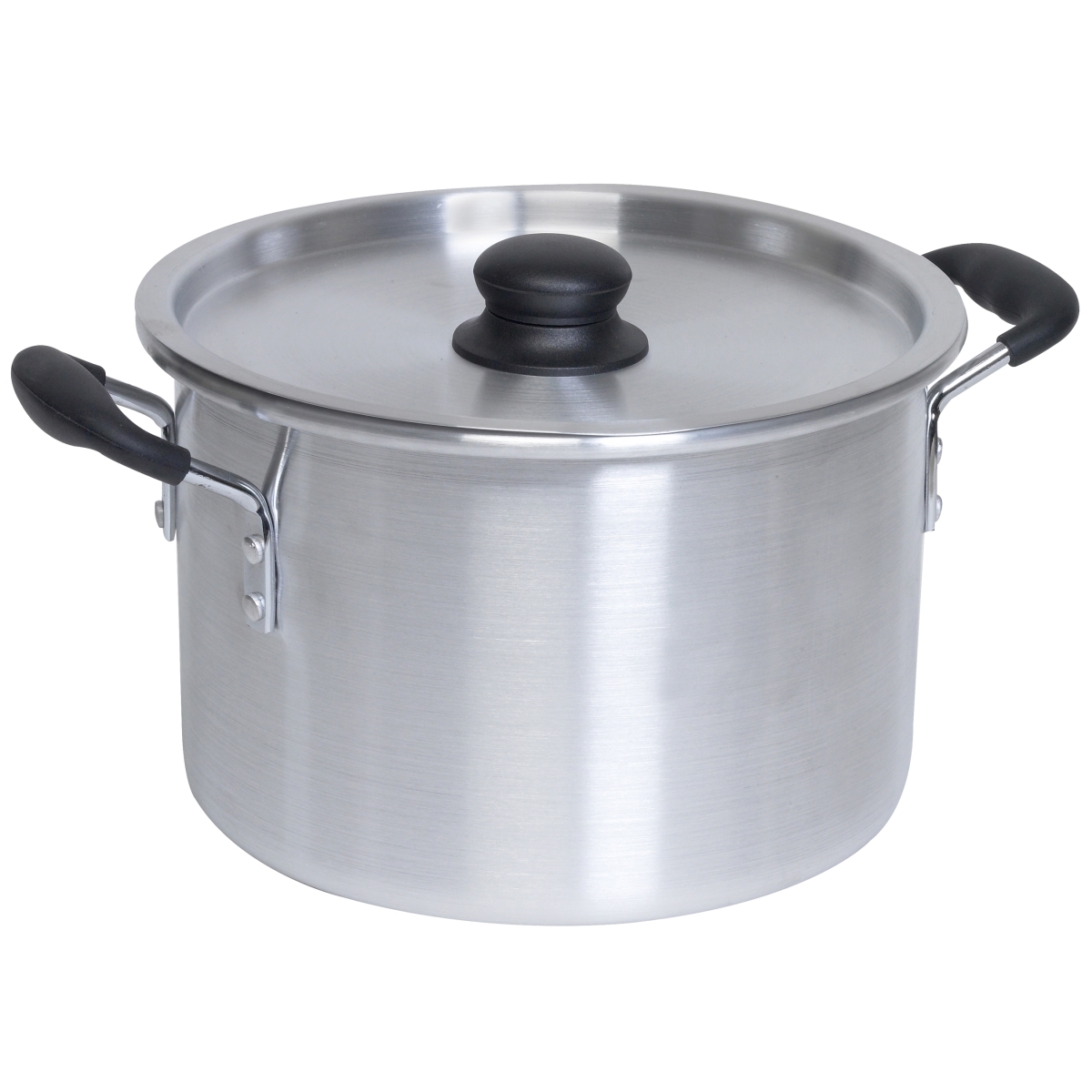 Picture of EMG IMU60008 8 qt. Imusa Aluminum Stock Pot with Lid&#44; Silver