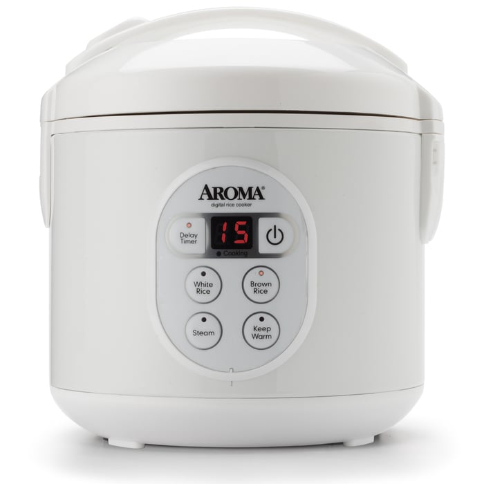 Picture of Aroma ARC-914D 4-Cup Cool-Touch Rice Cooker, Stainless Steel