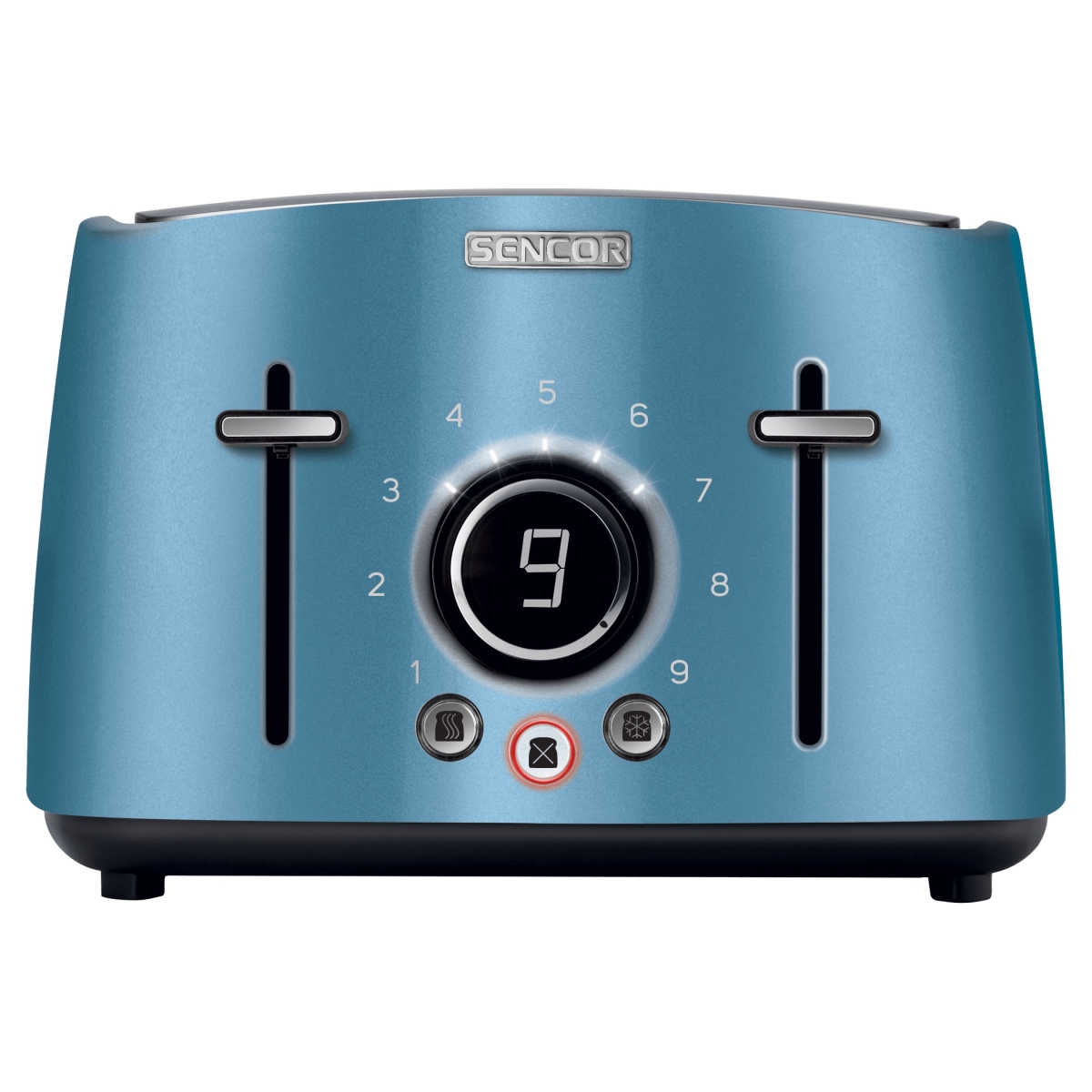 Picture of Sencor STS6072BLNAA1 4-Slot Toaster with Digital Button & Rack&#44; Blue