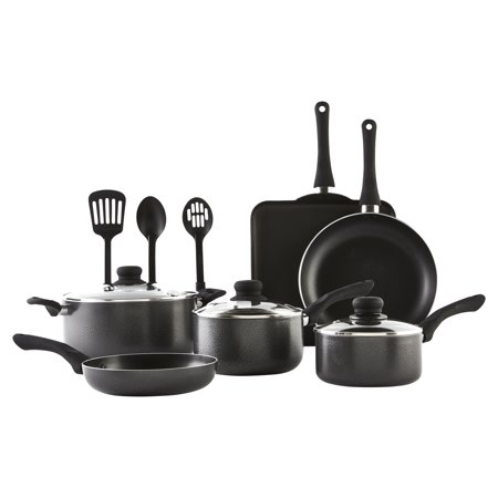 Picture of IMUSA IMU-25068SET Cookware Set&#44; Charcoal - 12 Piece