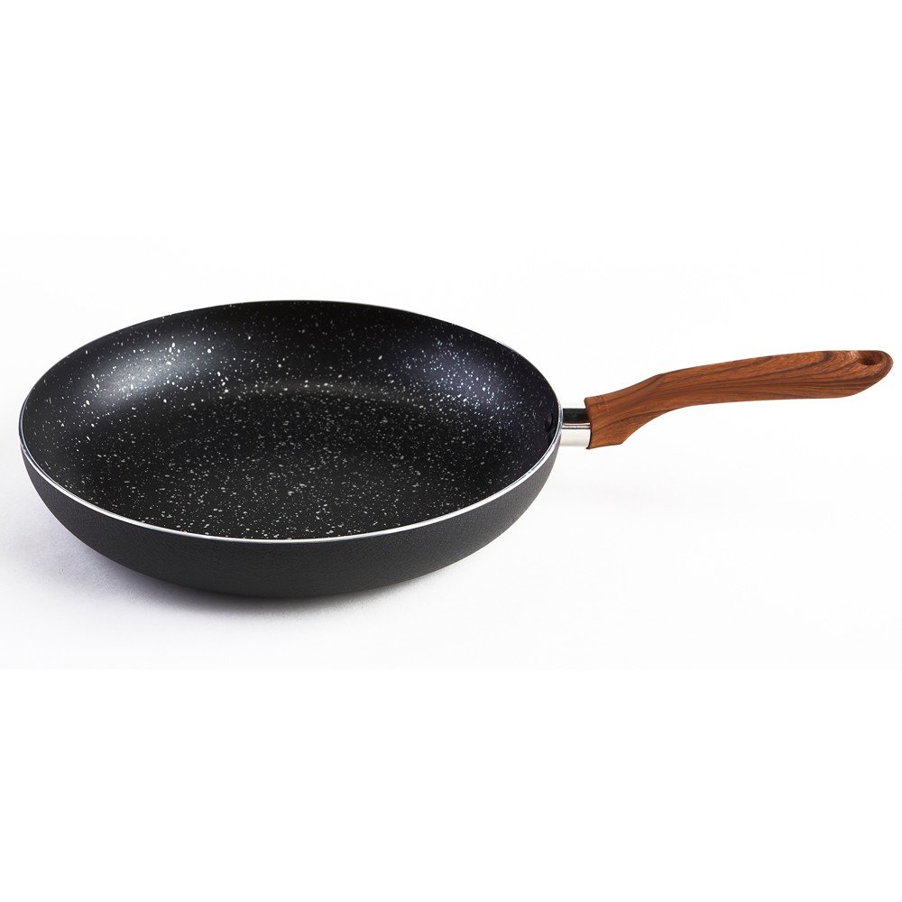 Picture of IMUSA IMU-91707 12 in. Stone Speckled Non-Stick Fry Pan&#44; Black