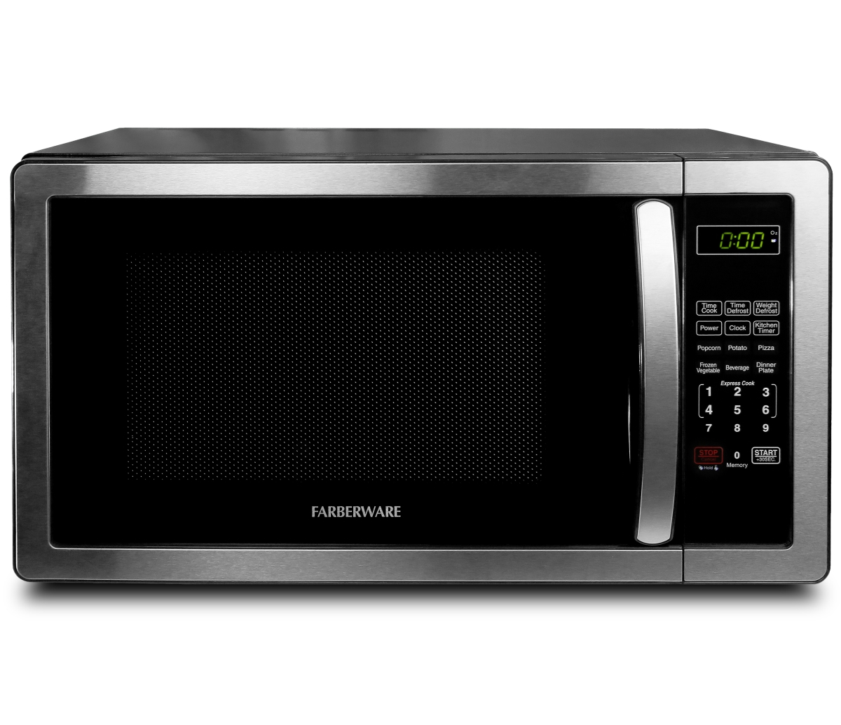 Picture of Farberware FMO11AHTBKB 1.1 cu ft. 1000 watt Microwave Oven&#44; Stainless Steel
