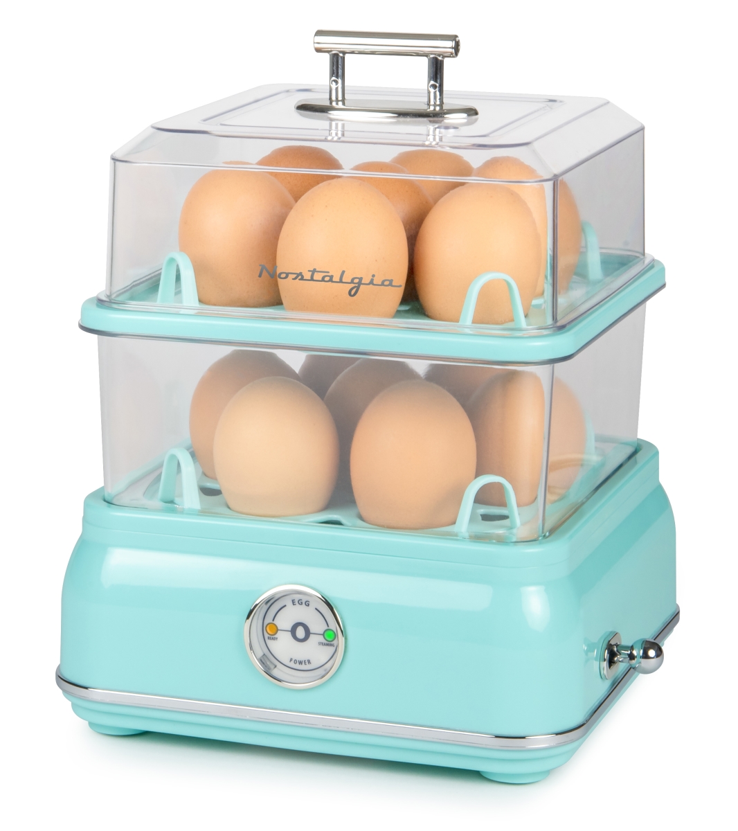 Picture of Nostalgia CLEC14AQ Classic Retro 14 Egg Cooker&#44; Aqua