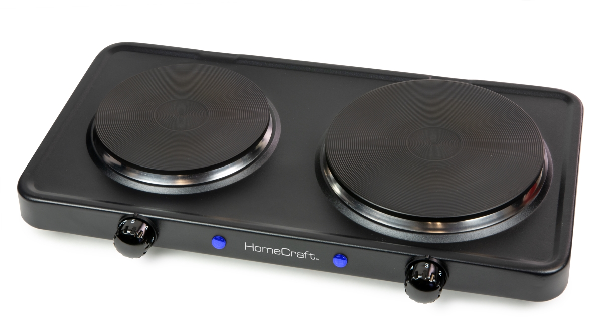 Picture of HomeCraft HCDB15BK Double Burner - Hot Plate