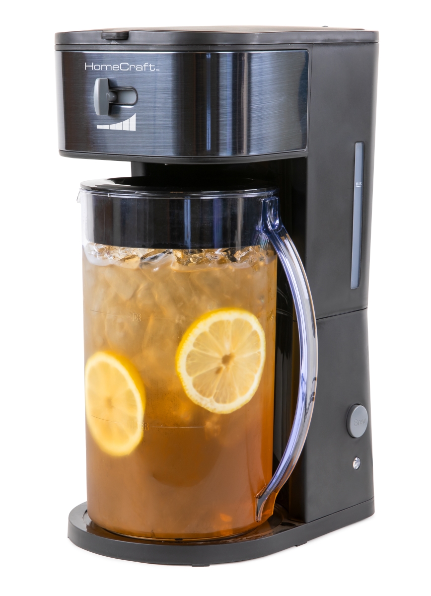 Picture of Homecraft HCIT3BS 3 qt. Black Stainless Steel Cafe with Ice Iced Coffee & Tea Brewing System