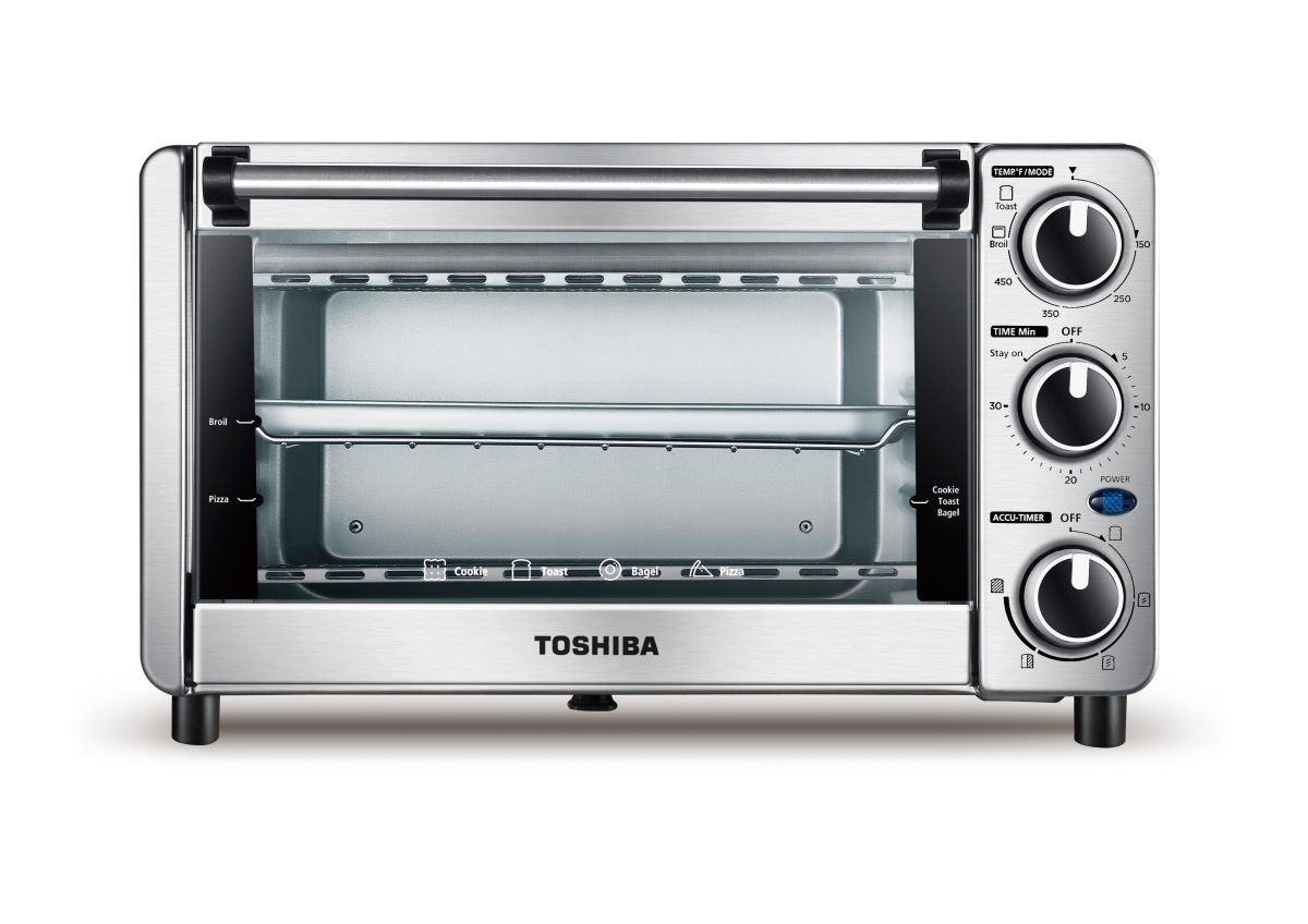 Picture of Toshiba MG12GQN-CHSS 4 Slice Toaster Oven&#44; Stainless Steel