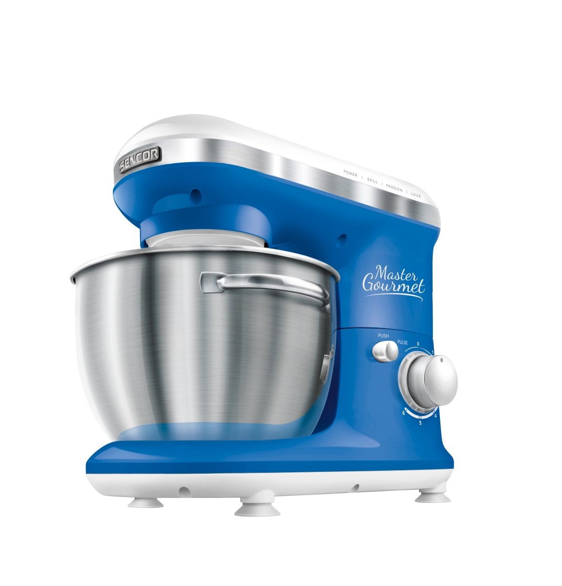 Picture of EMG STM3622BL 4.2 qt. Stand Mixer with Pouring Shield&#44; Blue