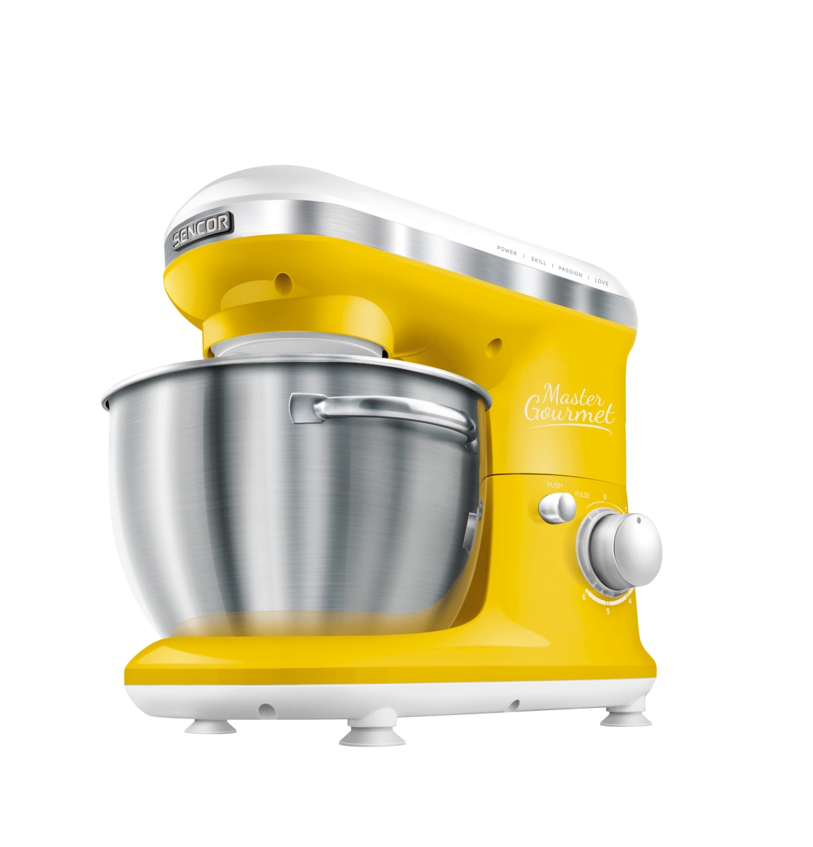Picture of EMG STM3626YL 4.2 qt. Stand Mixer with Pouring Shield&#44; Yellow