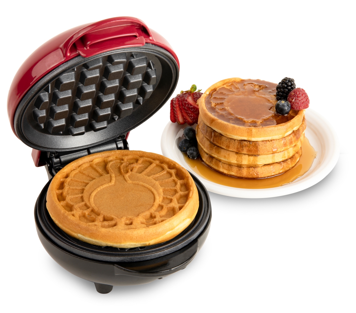 Picture of Nostalgia MWFTRKY5CRBY MyMini Turkey Waffle Maker