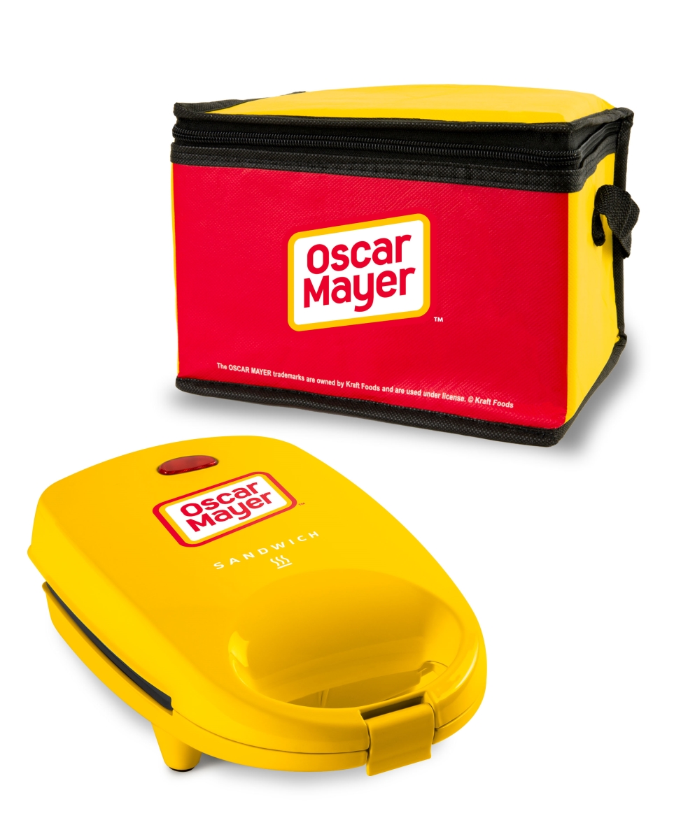 Picture of Oscar Mayer OMBCSNDM5YW Sandwich Maker with Beverage Cooler Bag&#44; Yellow