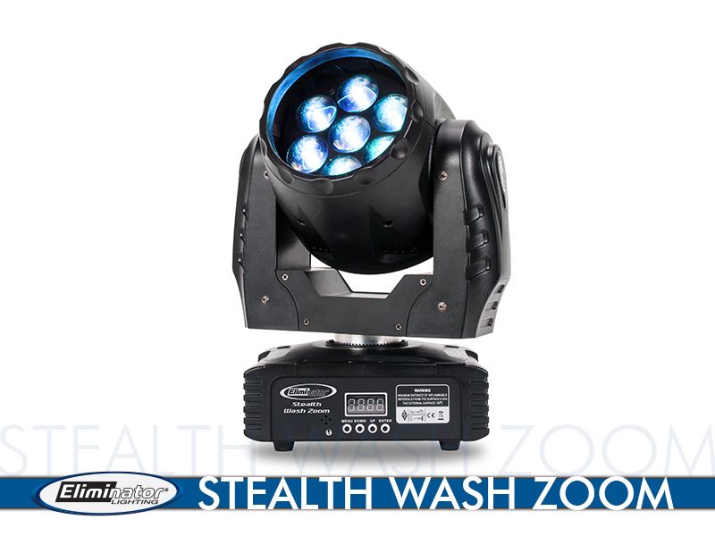 7 x 12W LED Wash Zoom Moving Head Light