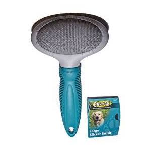 Picture of Enrych 0239 Large Slicker Brush&#44; Gray & Teal