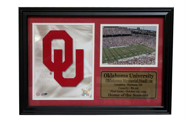 Picture of Encore Select 20768 3 x 12 x 18 in. University of Oklahoma Photo Stat Frame