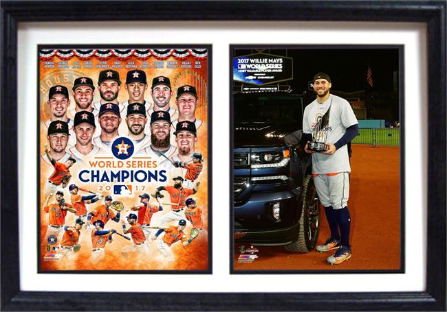 Picture of Encore Select 299-72 12 x 18 in. 2017 World Series Champions&#44; Houston Astros - Double Frame