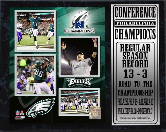 Picture of Encore Select 320-98 12 x 15 in. 2018 NFC Champion, Philadelphia Eagles - Stat Plaque