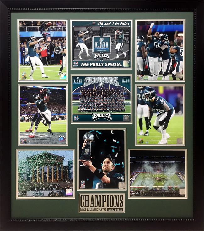 Picture of Encore Select 321-66 30 x 34 in. LII World Champions&#44; Philadelphia Eagles - 9 Photo Collage