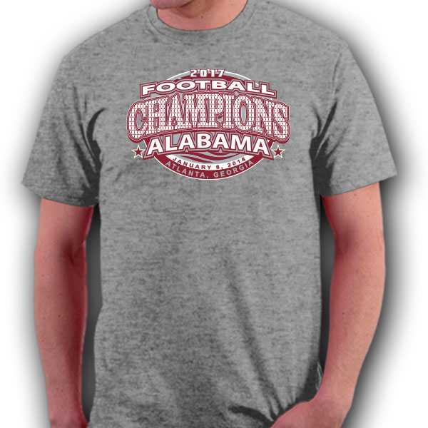 320-76 2017 Alabama National Champions Oval T-Shirt