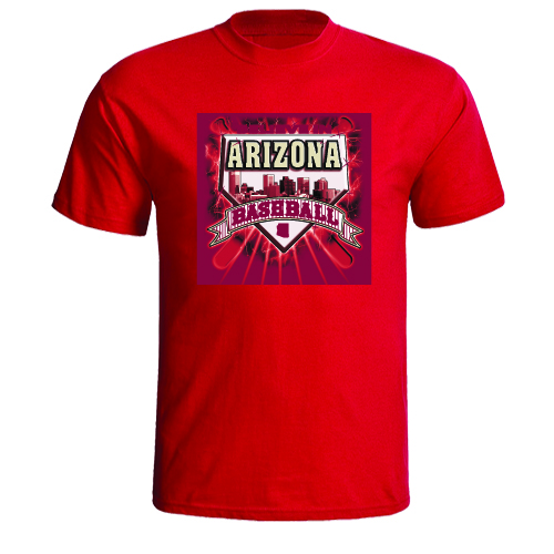 HT Arizona Base Ball Tshirt - Red