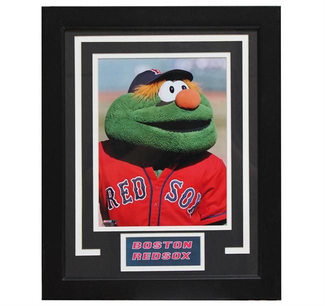 Picture of Encore Select 140-BBBOSMascot Boston Red Sox Wally the Green Monster Deluxe Frame - 11 x 14 in.