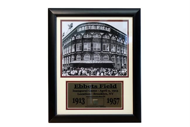 Picture of Encore Select 140-BBebbets Ebbets Field Game Used Frame - 11 x 14 in.