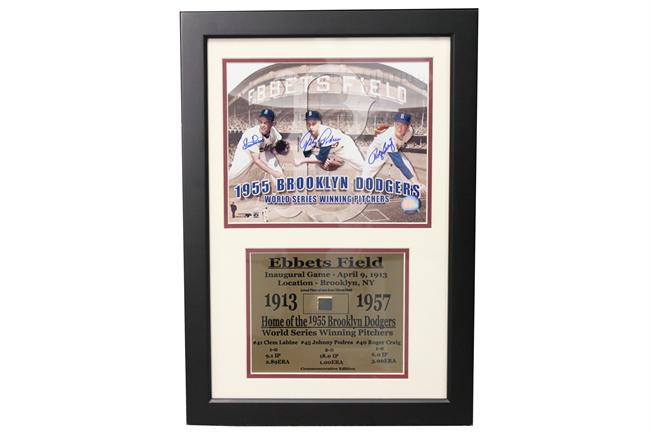 Picture of Encore Select 180G1-BBBrklyn Ebbets Field Game Used Frame - 12 x 18 in.